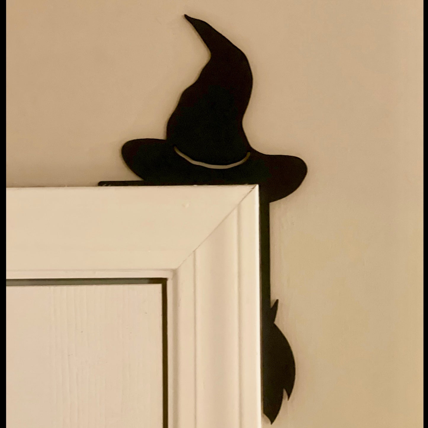 Halloween Door Corner, Pumpkin Decor, Sugar Skull Decor, Black Cat Sign, Halloween Decor, Spooky Sign, Halloween Party