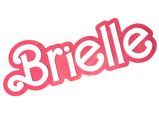 Personalized Barbie Name sign