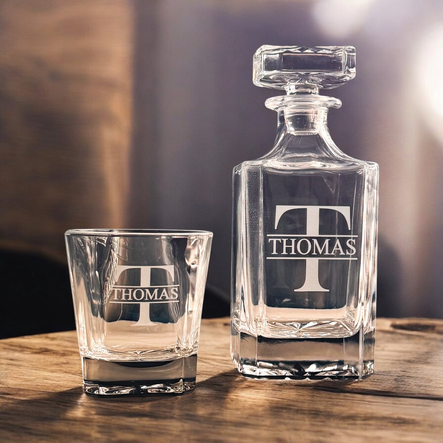 Personalized Whiskey Decanter Set