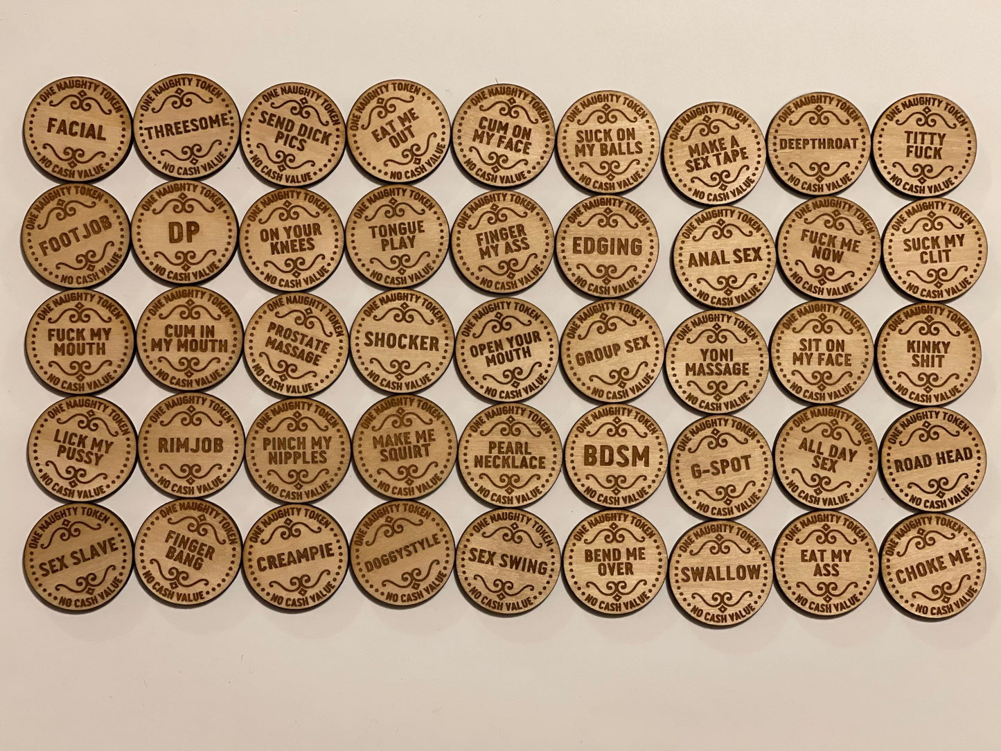 Sex Tokens, Anniversary Gift, Bachelorette Party, Bridal Shower Gift, Wedding Gift, For Husband, For Wife, Adult Activity Tokens, Mature