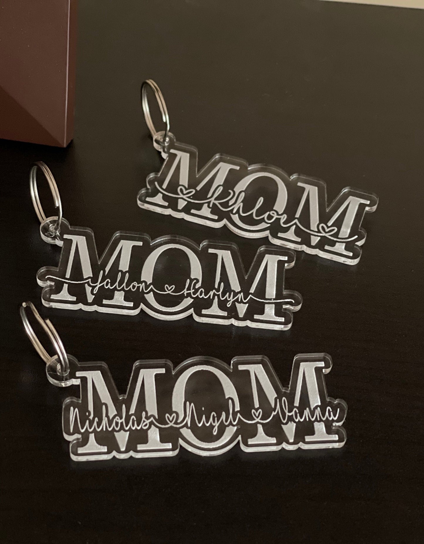 Mother's Day Gift, Personalized Mom Keychain, Mothers Day Gift, Gifts for Mom, Gift from Kids, Kid Names