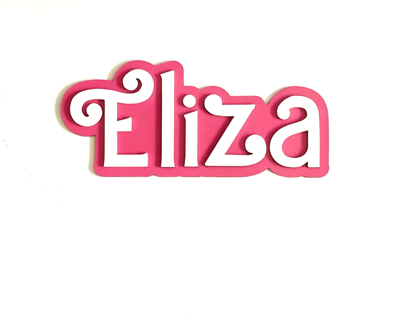 Personalized Barbie Name sign