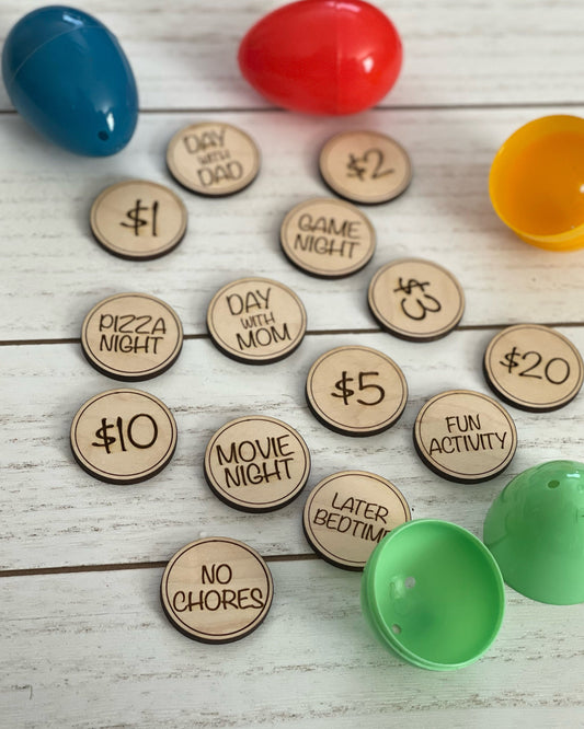 12 Days of Christmas - Advent Tokens