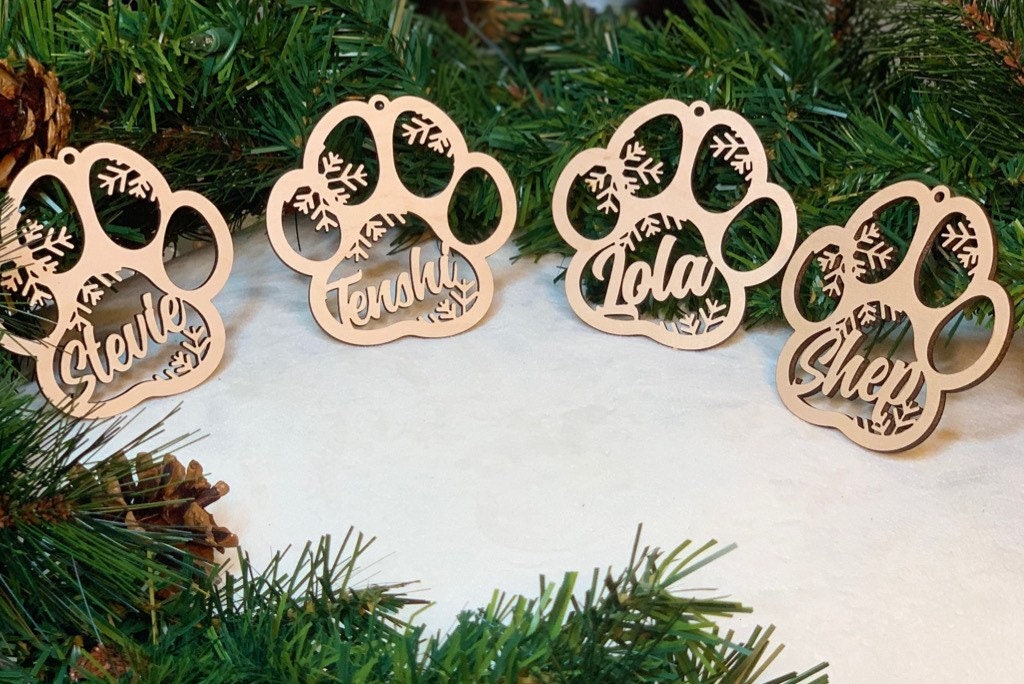 Personalized Dog Christmas Ornament