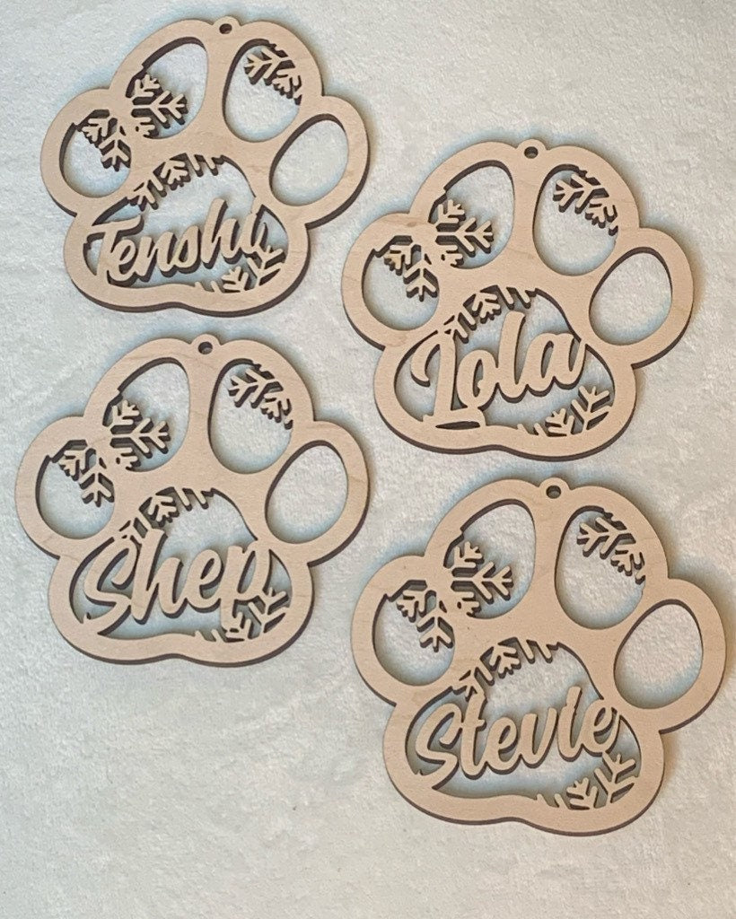 Personalized Dog Christmas Ornament