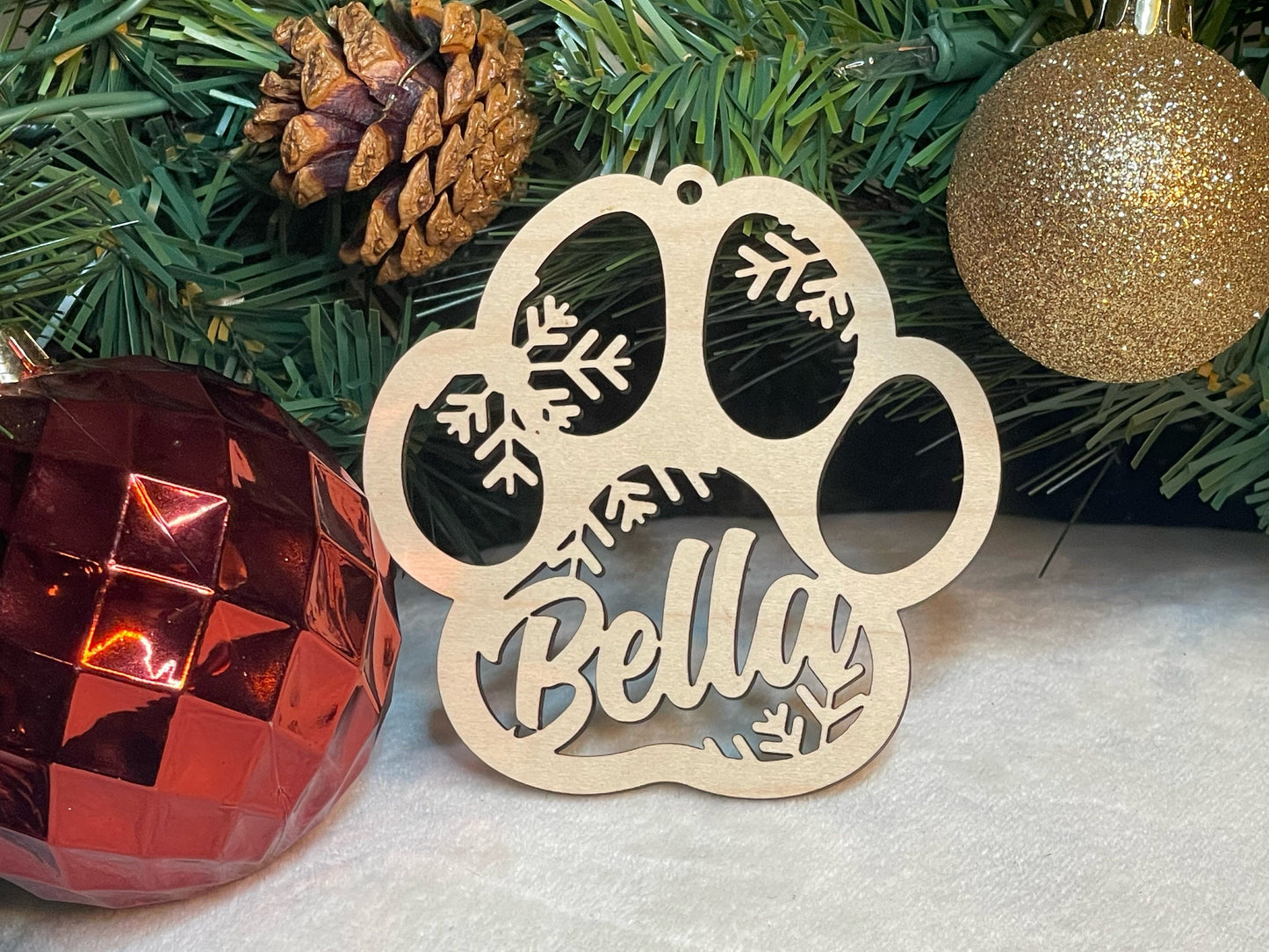 Personalized Dog Christmas Ornament