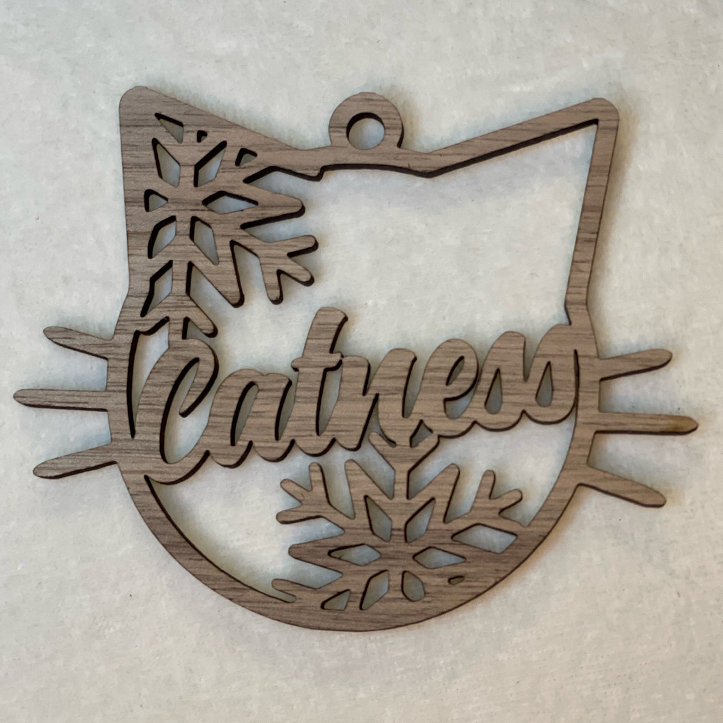 Personalized Cat Christmas Ornament