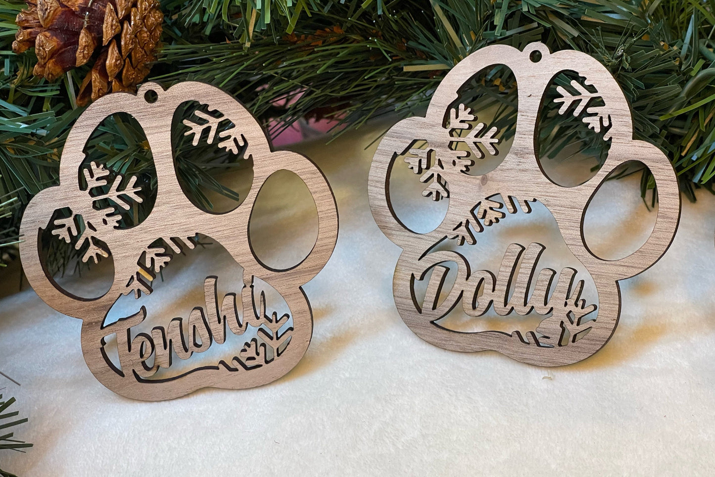 Personalized Dog Christmas Ornament