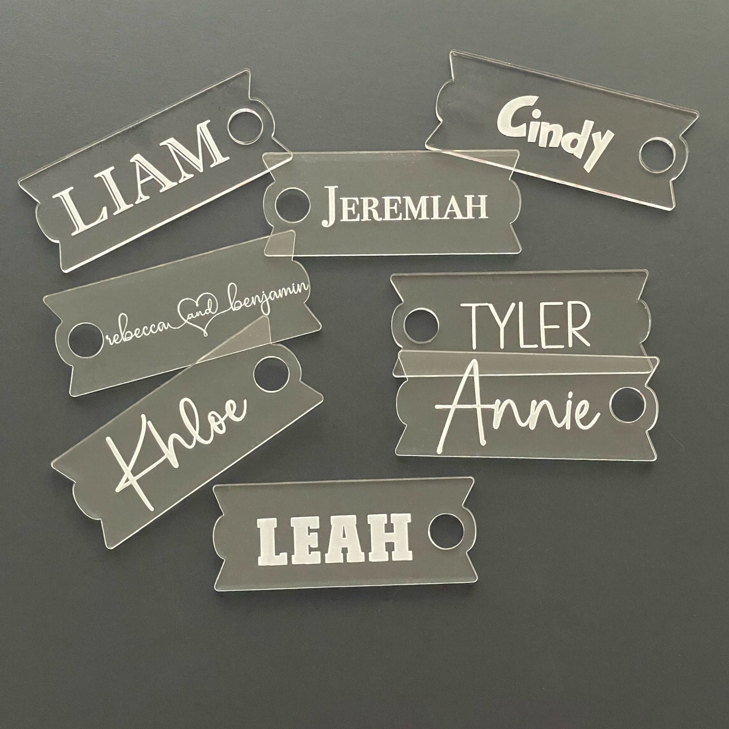 Personalized Tumbler Name Plate