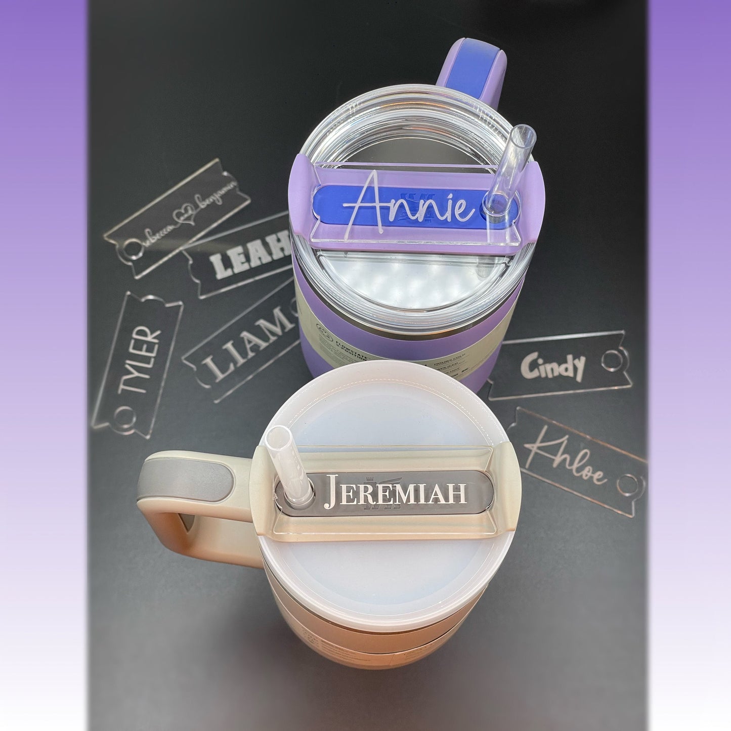 Personalized Tumbler Name Plate