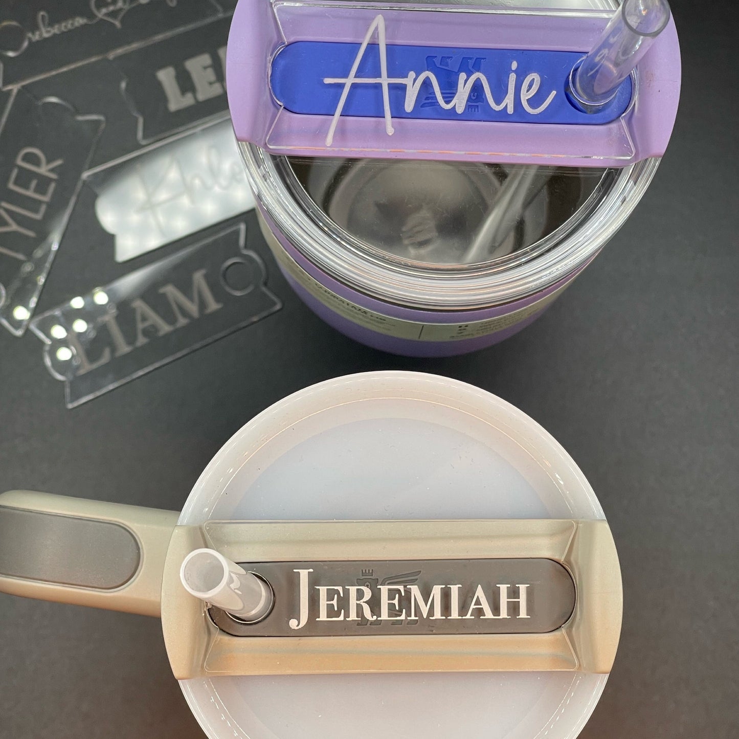 Personalized Tumbler Name Plate