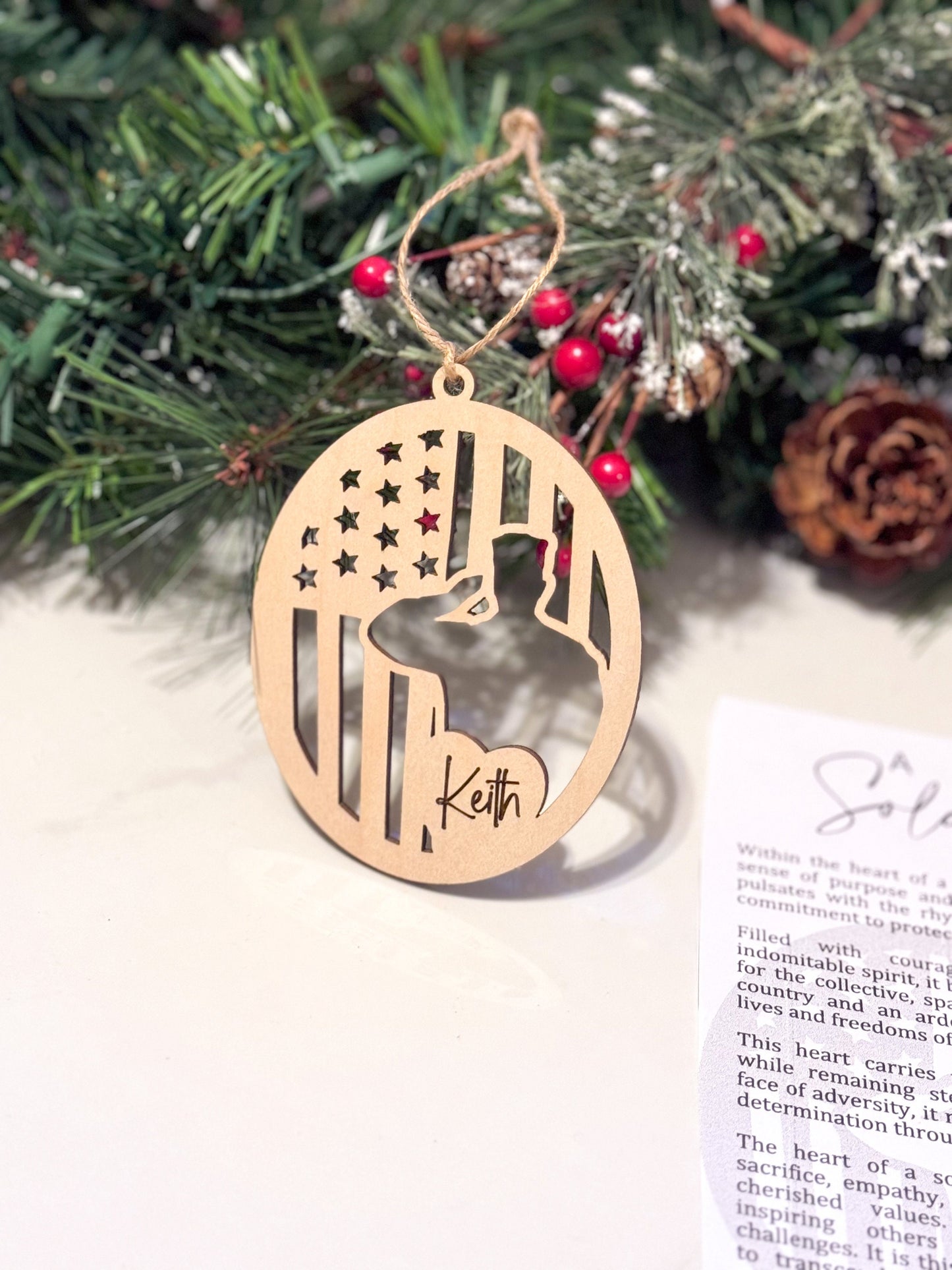 Military Christmas Ornament