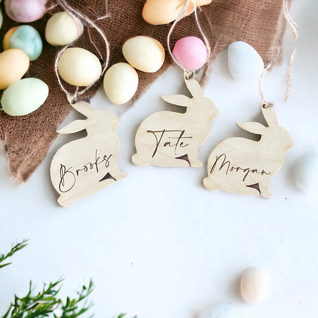 Personalized Easter Basket Name Tag